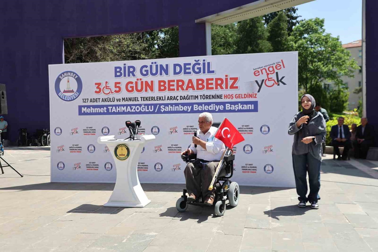 ŞAHİNBEY BELEDİYESİ 5 BİN ENGELLİNİN ‘ELİ AYAĞI’ OLDU