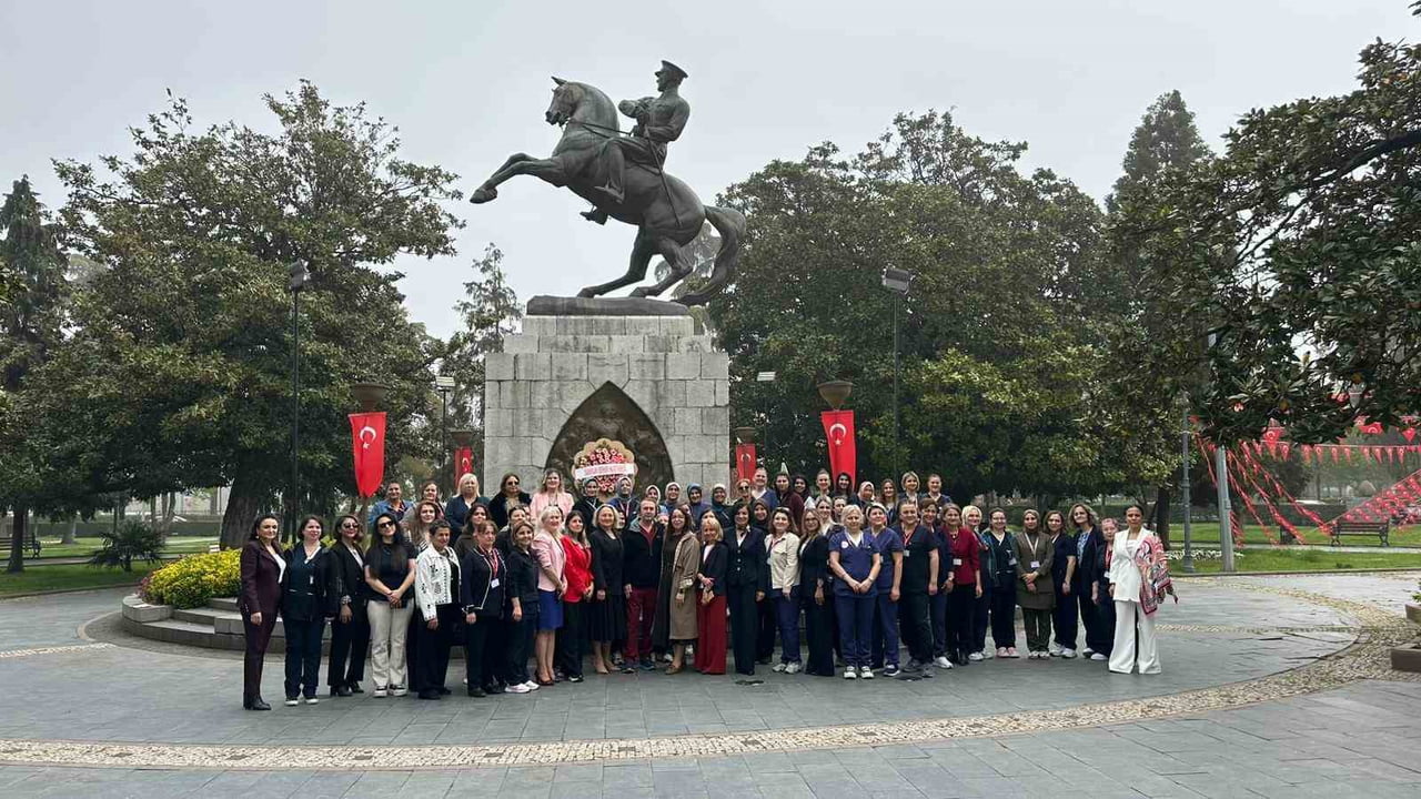 SAMSUN'DA 12-18 MAYIS HEMŞİRELİK HAFTASI KAPSAMINDA SAMSUN ŞEHİR HASTANESİ ÇALIŞANLARI TARAFINDAN...