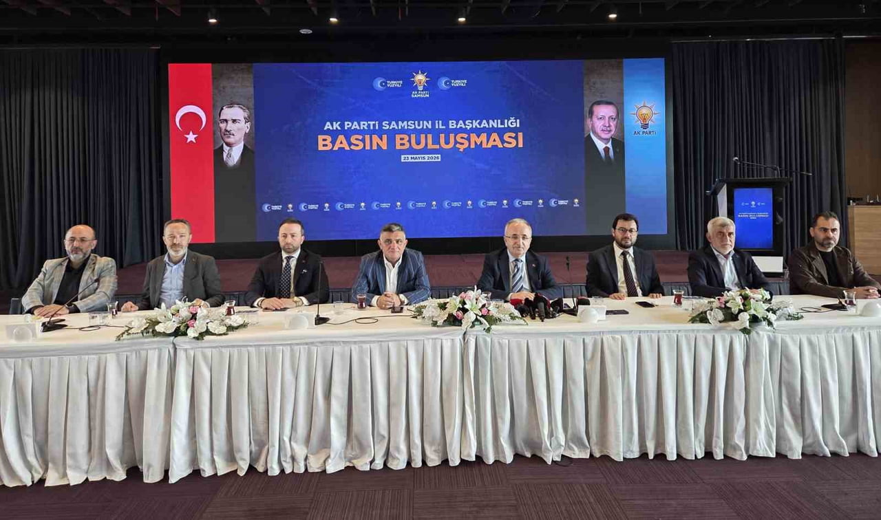 SAMSUN'DA AK PARTİ İL TEŞKİLATI TARAFINDAN SAMSUN BÜYÜKŞEHİR BELEDİYESİ ŞEHİT ÖMER HALİSDEMİR ÇOK...