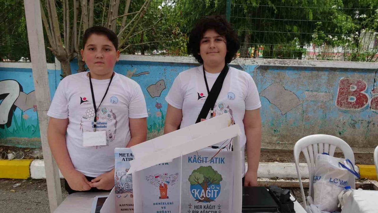 SAMSUN'DA BARUTHANE ORTAOKULU ÖĞRENCİLERİ TARAFINDAN GELİŞTİRİLEN YAPAY ZEKÂ DESTEKLİ AKILLI GERİ...