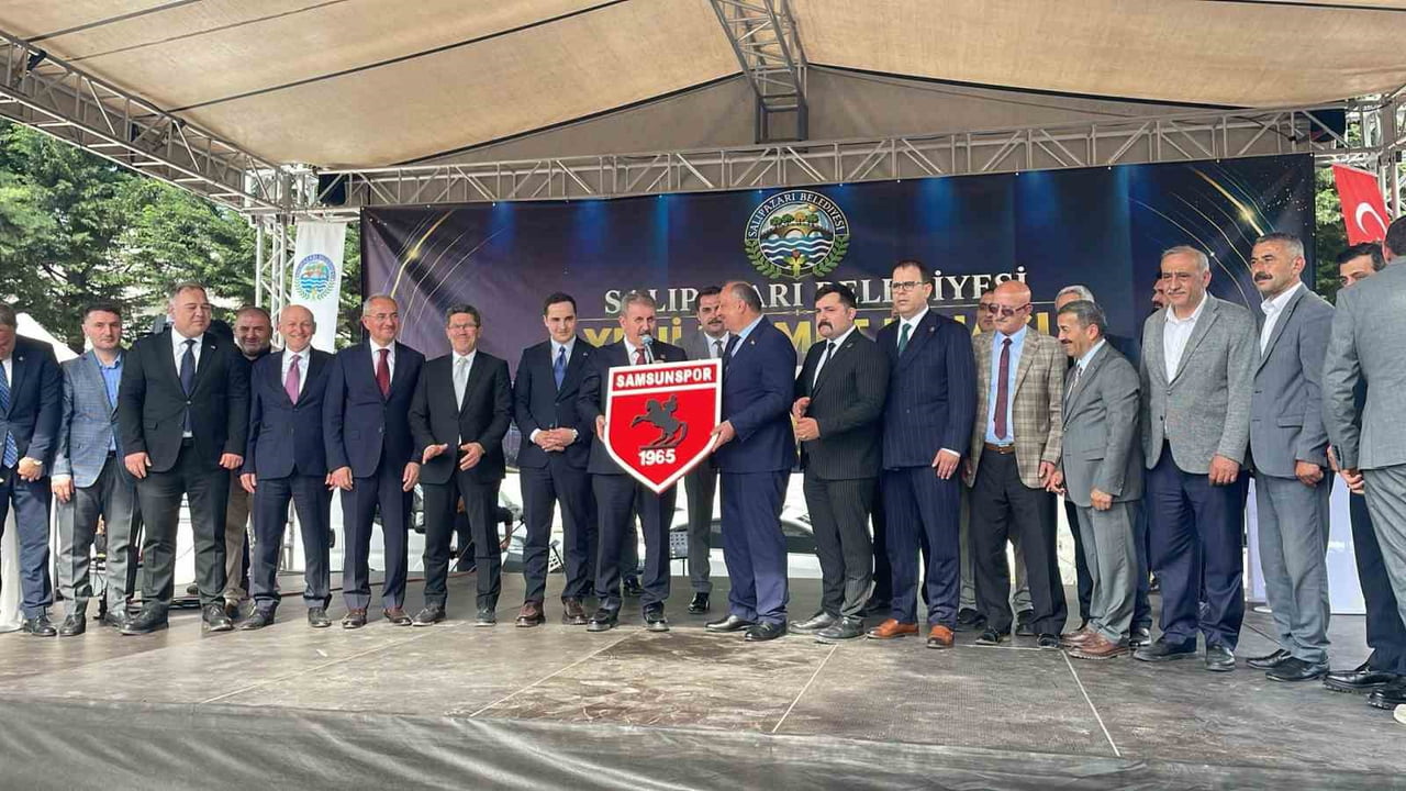 SAMSUN’A GELEN BÜYÜK BİRLİK PARTİSİ (BBP) GENEL BAŞKANI MUSTAFA DESTİCİ, "HEPİMİZ TERÖRSÜZ TÜRKİYE...