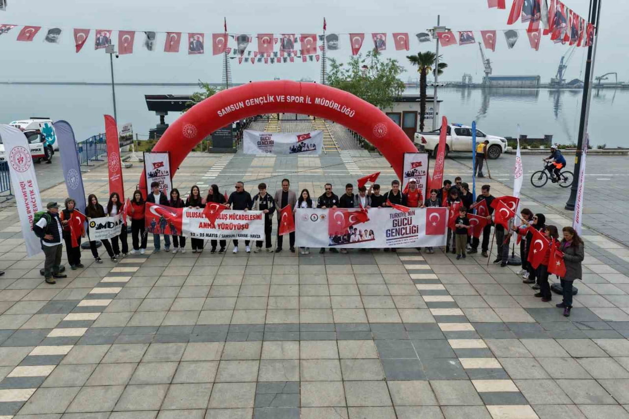 SAMSUN’DA BU YIL 16.'SI DÜZENLENEN DAĞCILIK ULUSAL KURTULUŞ MÜCADELESİ ANMA YÜRÜYÜŞÜ, ATATÜRK’ÜN...
