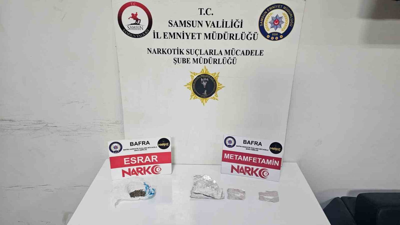 SAMSUN İL EMNİYET MÜDÜRLÜĞÜ BAFRA NARKOTİK BÜRO AMİRLİĞİ EKİPLERİNCE YÜRÜTÜLEN ÇALIŞMALAR...