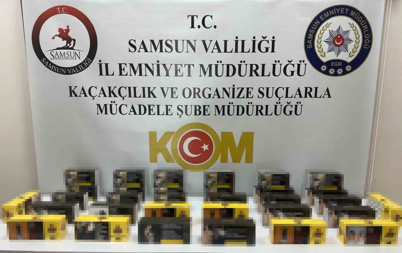 SAMSUN’UN İLKADIM İLÇESİNDE POLİS EKİPLERİ TARAFINDAN BİR İŞ YERİNE DÜZENLENEN OPERASYONDA 6 BİN...