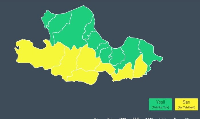SAMSUN VALİLİĞİ, METEOROLOJİ 10. BÖLGE MÜDÜRLÜĞÜ’NDEN ALINAN SON DEĞERLENDİRMELER DOĞRULTUSUNDA...