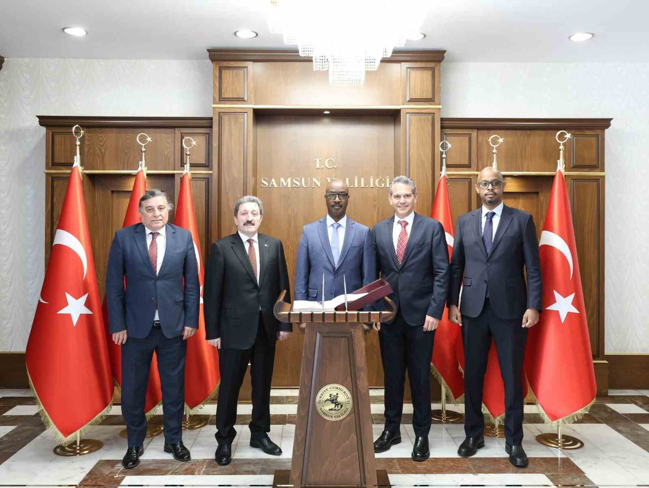 SAMSUN VALİLİĞİ, TÜRKİYE İLE RUANDA ARASINDAKİ EKONOMİK VE TİCARİ İLİŞKİLERİN GELİŞTİRİLMESİNE...