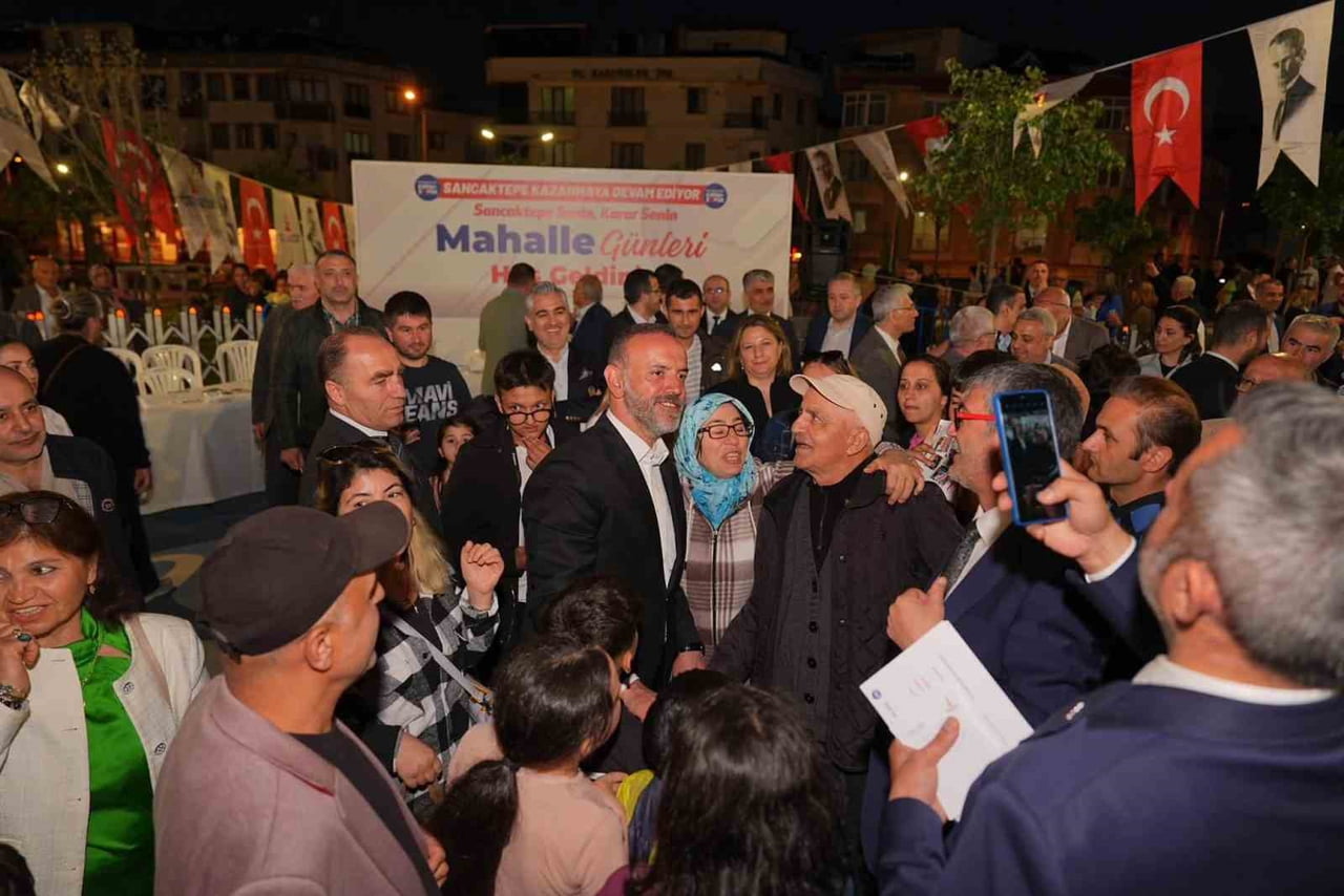SANCAKTEPE BELEDİYE BAŞKANI ALPER YEĞİN,, SARIGAZİ MAHALLESİ SAKİNLERİYLE BULUŞTU