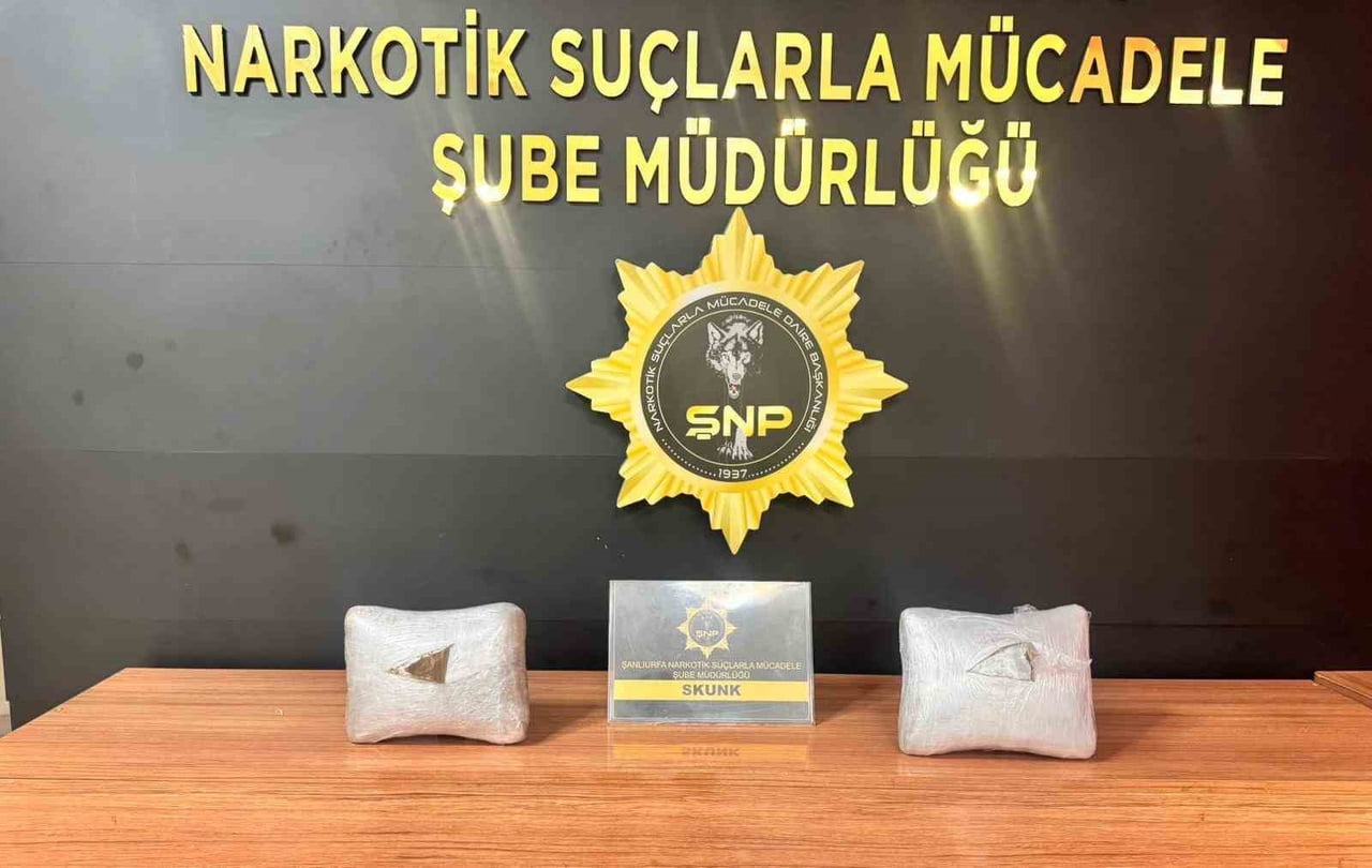 ŞANLIURFA’DA 4 KİLO 250 GRAM UYUŞTURUCU ELE GEÇİRİLDİ