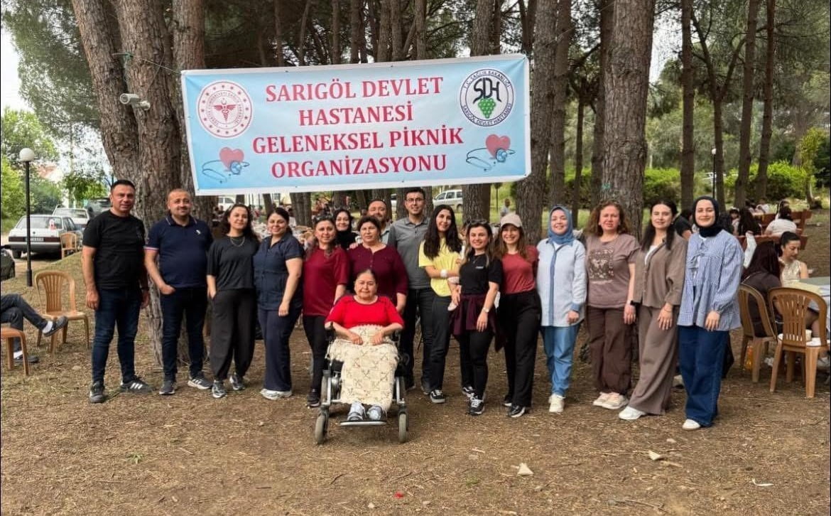 SARIGÖL DEVLET HASTANESİ TARAFINDAN İLK KEZ DÜZENLENEN MOTİVASYON PİKNİĞİNDE SAĞLIK ÇALIŞANLARI VE...