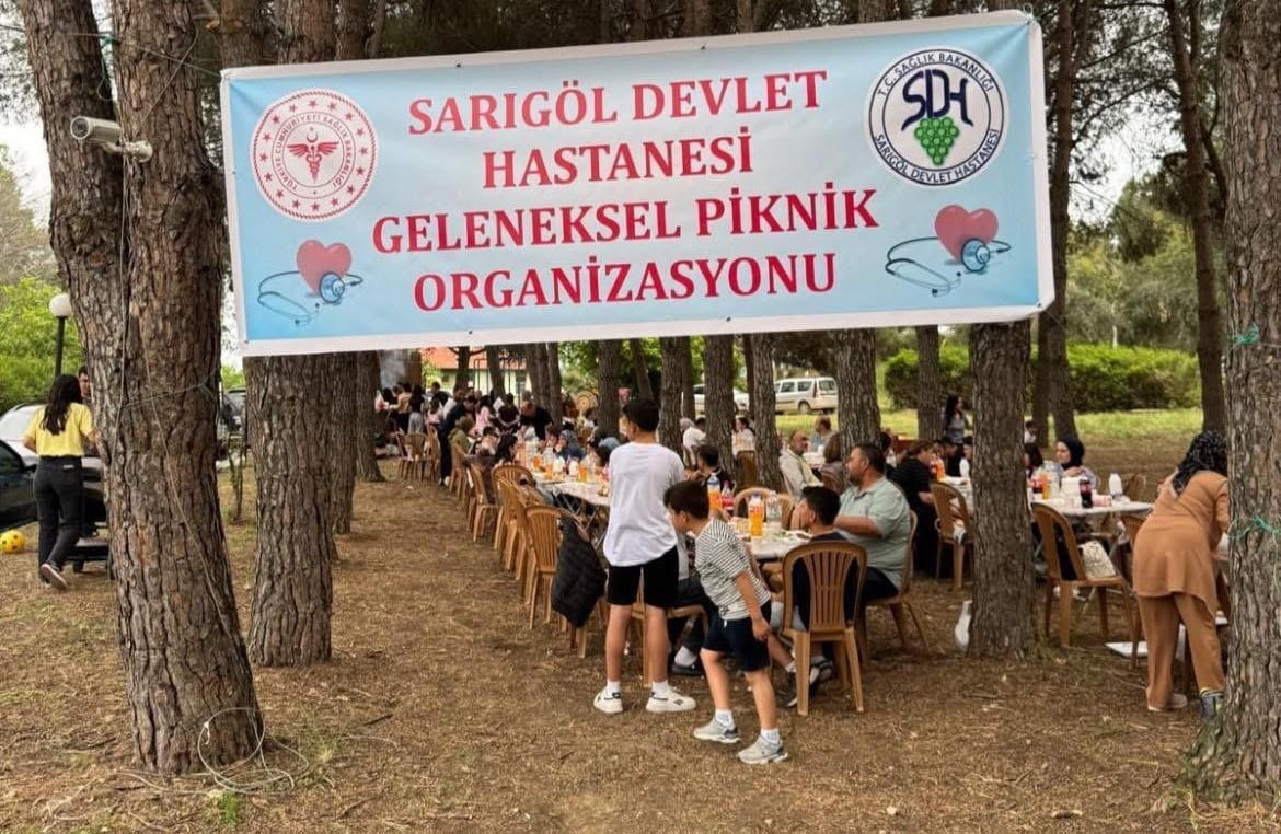 SARIGÖL DEVLET HASTANESİ TARAFINDAN İLK KEZ DÜZENLENEN MOTİVASYON PİKNİĞİNDE SAĞLIK ÇALIŞANLARI VE...