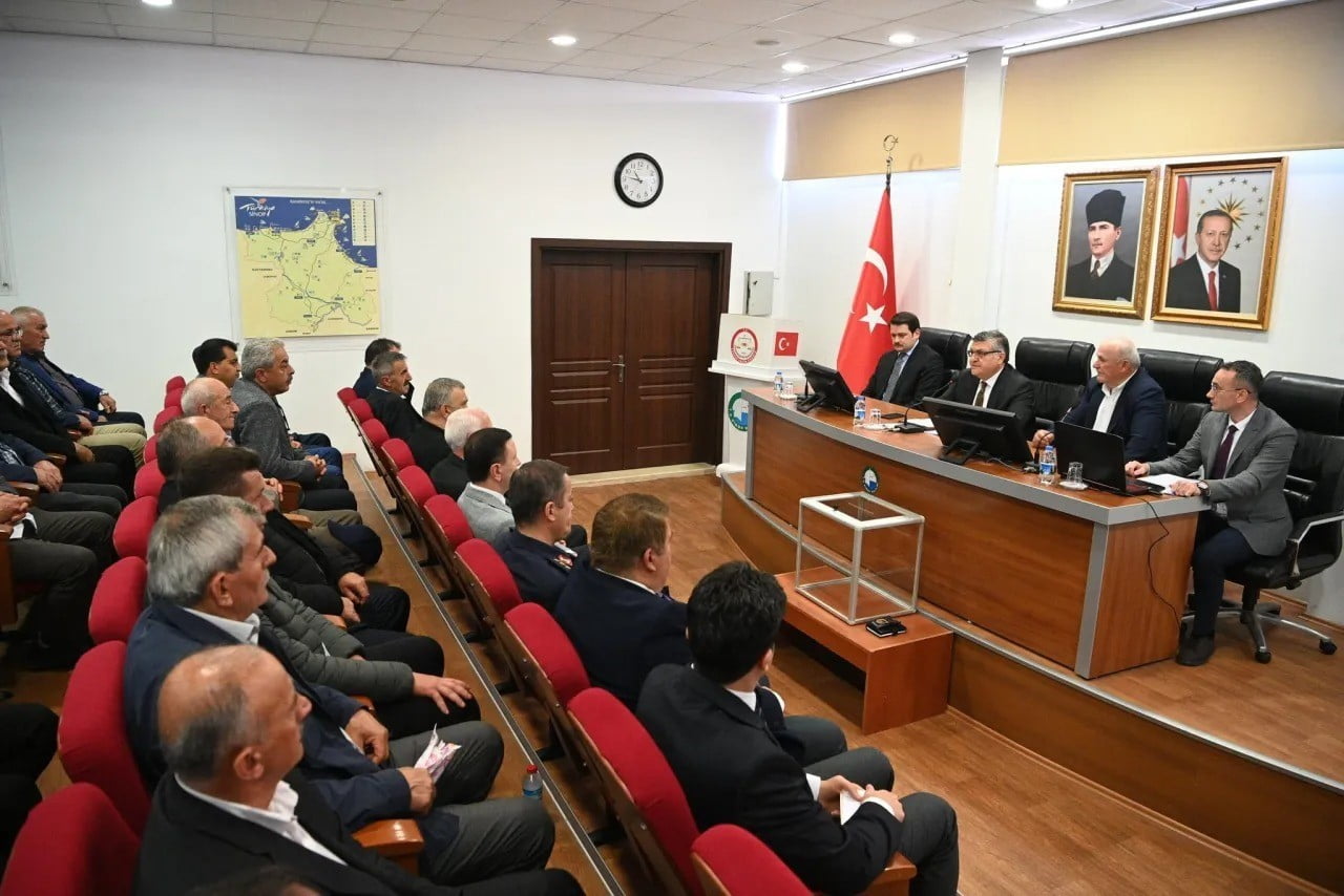 SİNOP VALİSİ MUSTAFA ÖZARSLAN, SİNOP MERKEZ İLÇE VE ERFELEK İLÇESİ GRUP İÇME SULARI BİRLİĞİ OLAĞAN...