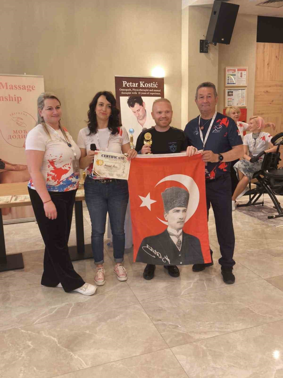 SIRBİSTAN’DA DÜZENLENEN 4. ULUSLARARASI MASAJ ŞAMPİYONASI’NA KATILAN PROFESYONEL MASAJ TERAPİSTİ...