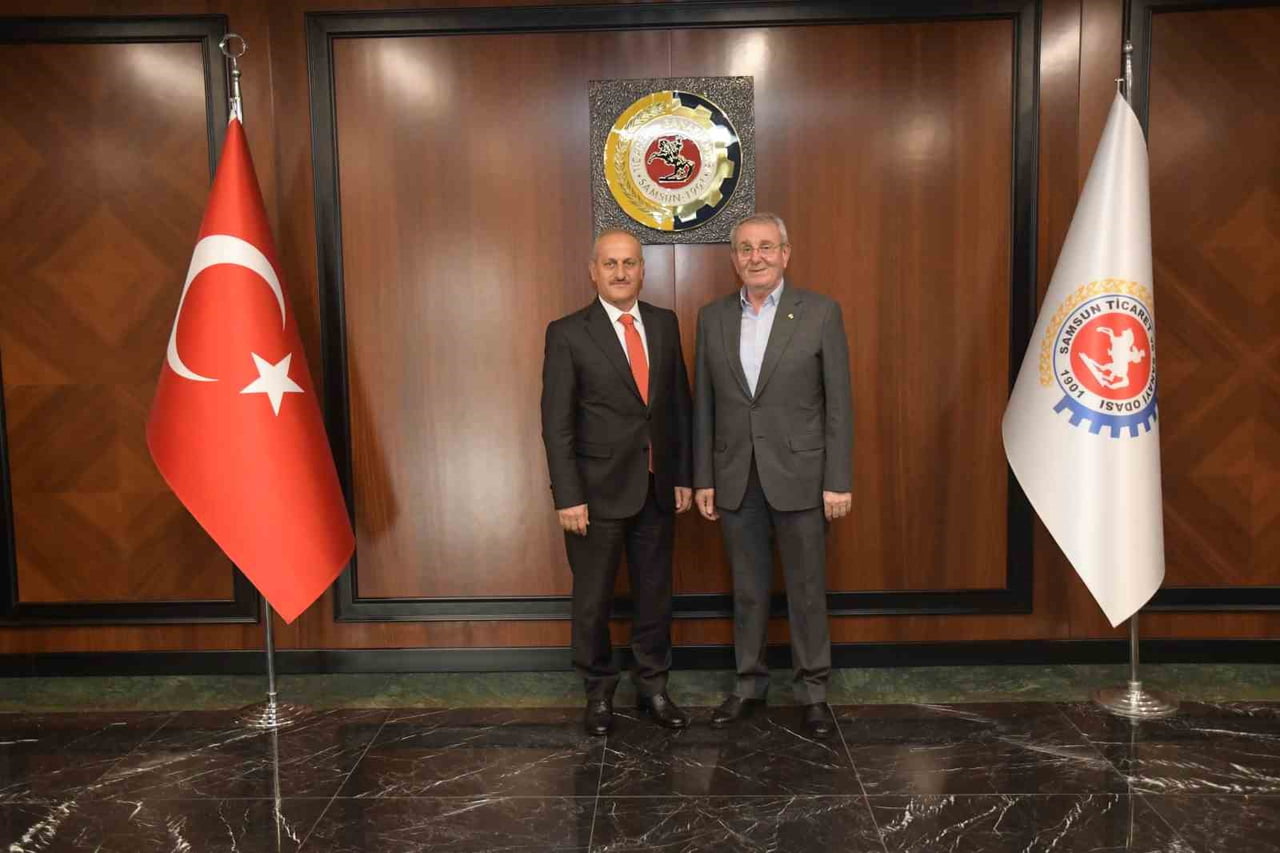 SOSYAL GÜVENLİK KURUMU (SGK) SAMSUN İL MÜDÜRÜ ÜNAL KAYA VE BERABERİNDEKİ HEYET, SOSYAL GÜVENLİK...