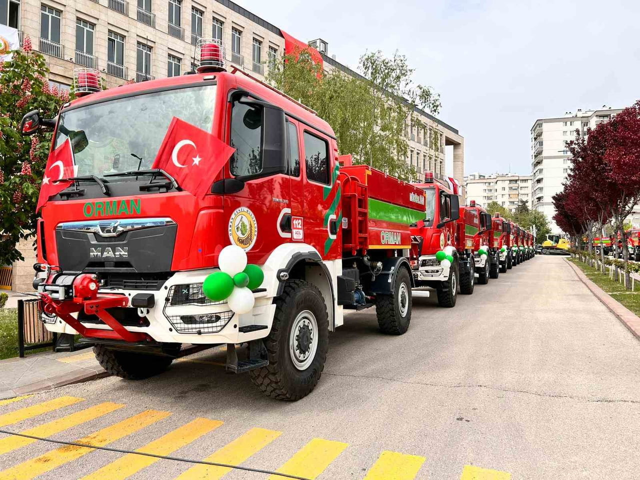 TARIM VE ORMAN BAKANI İBRAHİM YUMAKLI, ORMAN GENEL MÜDÜRLÜĞÜ'NDE DÜZENLENEN YANGIN SÖNDÜRME...