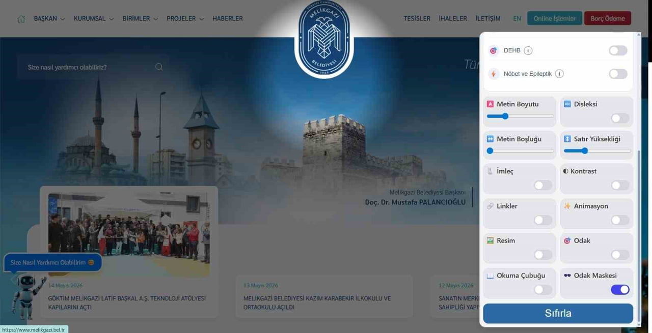 TEKNOLOJİK ALTYAPISINI DÜNYA STANDARTLARINA TAŞIYARAK RESMİ WEB SİTESİNİ TÜM BİREYLER İÇİN...
