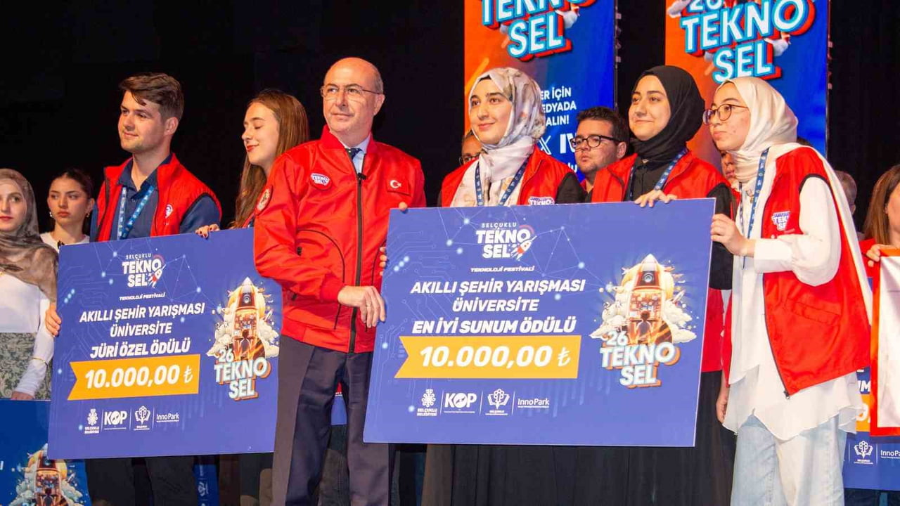 TEKNOSEL 2026 TEKNOLOJİ FESTİVALİ GERÇEKLEŞTİRİLEN YARIŞMALARDA SELÇUK ÜNİVERSİTESİ ÖĞRENCİLERİ...