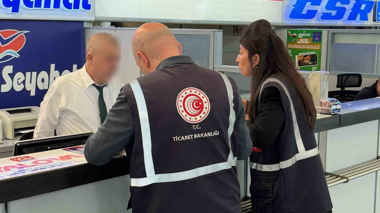 TİCARET BAKANLIĞI EKİPLERİ TARAFINDAN KURBAN BAYRAMI ÖNCESİNDE ŞEHİRLER ARASI OTOBÜS TERMİNALİ VE...