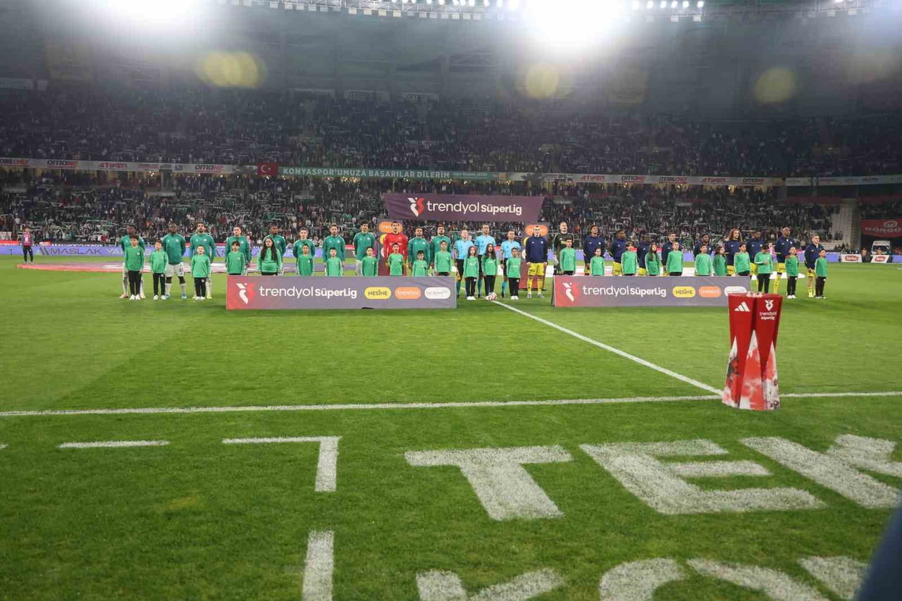 TRENDYOL SÜPER LİG 33. HAFTA MAÇINDA KONYASPOR SAHASINDA FENERBAHÇE İLE KARŞILAŞIYOR. MÜSABAKANIN...
