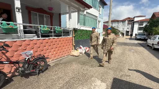 Turhal’da taşkın alarmı, jandarma ev ev gezip uyardı