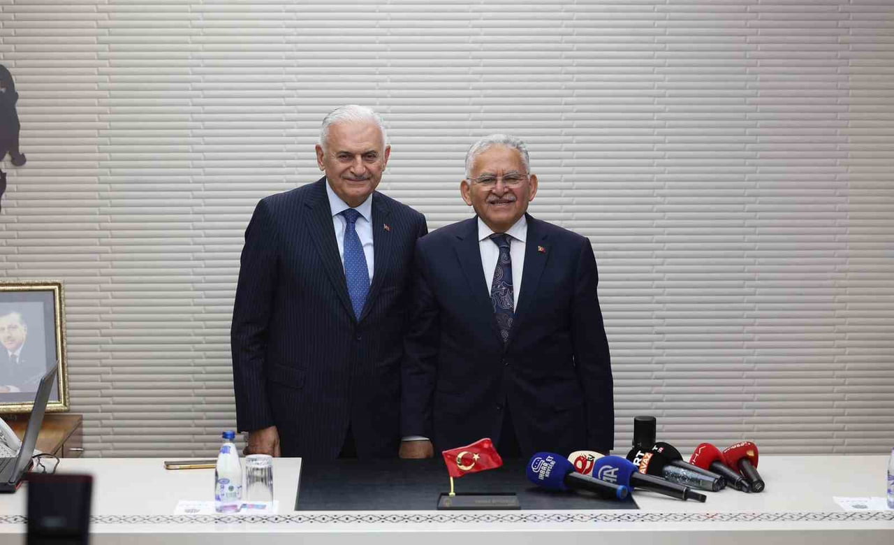 TÜRK DEVLETLERİ TEŞKİLATI AKSAKALLAR KONSEYİ BAŞKANI YILDIRIM, BÜYÜKŞEHİR BELEDİYE BAŞKANI MEMDUH...