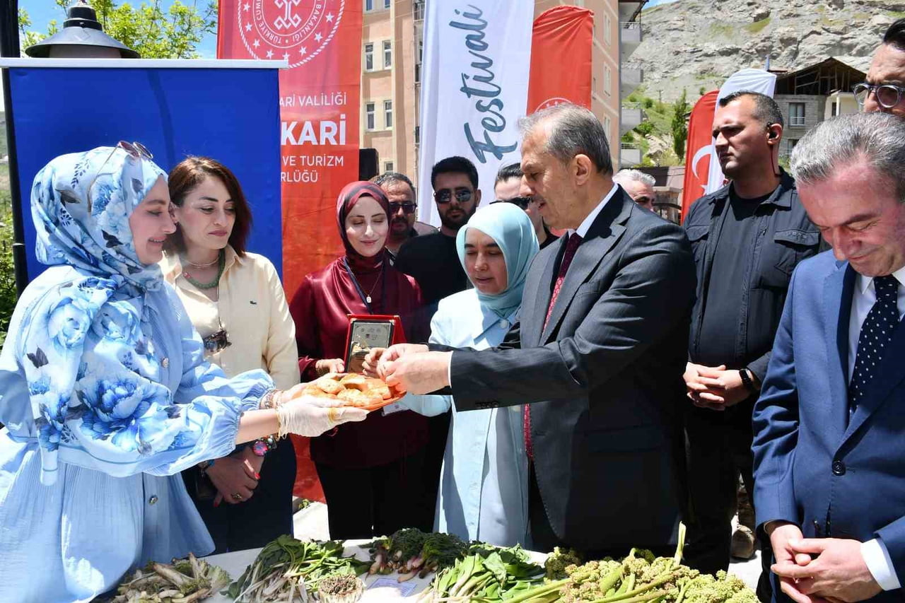 TÜRK MUTFAĞI HAFTASI KAPSAMINDA HAKKARİ’DE DÜZENLENEN ETKİNLİKTE COĞRAFİ TESCİLLİ ÜRÜNLER VE...