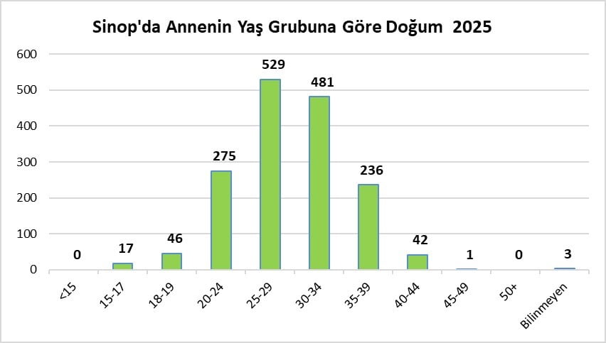 TÜRKİYE İSTATİSTİK KURUMU (TÜİK) TARAFINDAN 2025 YILI DOĞUM İSTATİSTİKLERİ