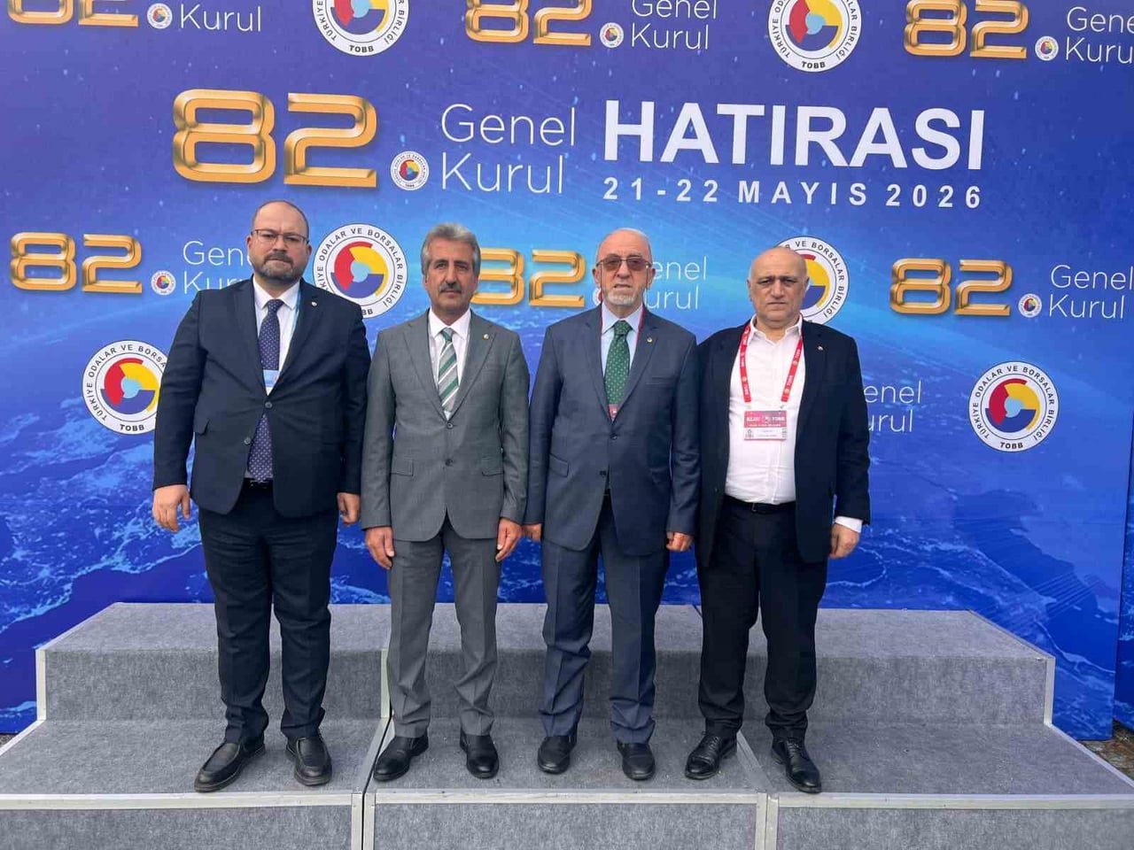 TÜRKİYE ODALAR VE BORSALAR BİRLİĞİ TARAFINDAN GERÇEKLEŞTİRİLEN 82. GENEL KURUL PROGRAMI’NA KATILAN...