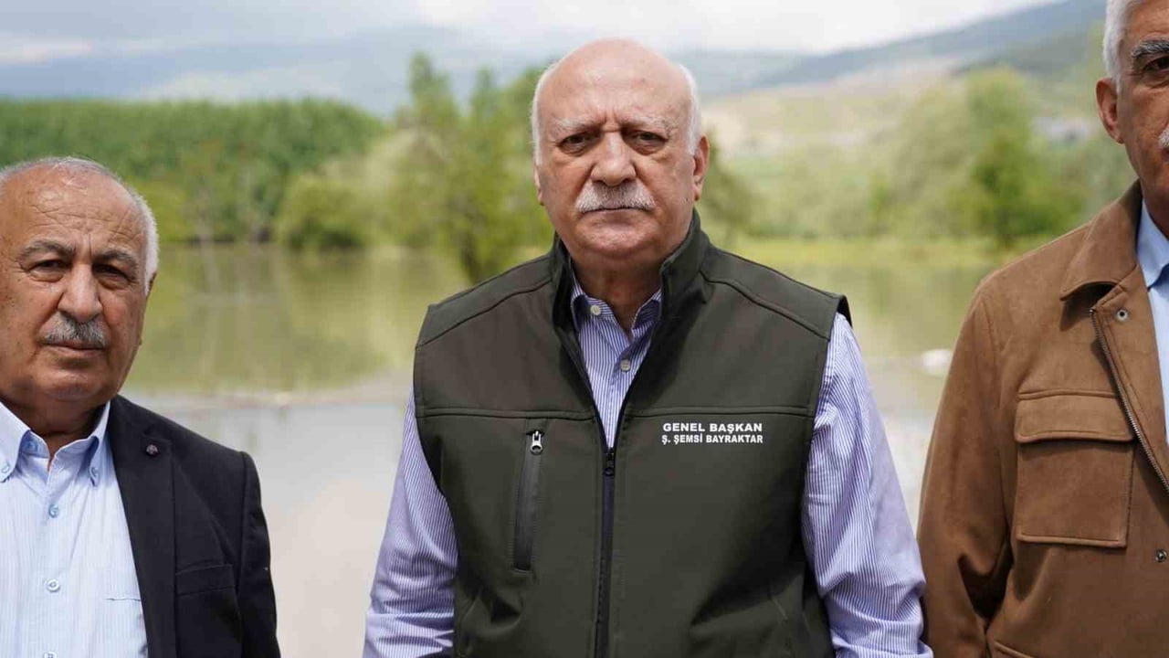 TÜRKİYE ZİRAAT ODALARI BİRLİĞİ GENEL BAŞKANI ŞEMSİ BAYRAKTAR TOKAT’TAKİ TAŞKINLARDAN 59 BİN 683...