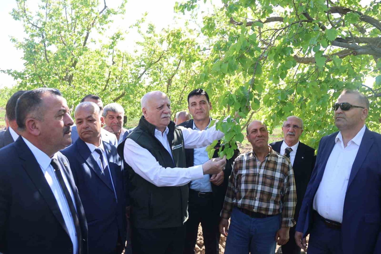 TÜRKİYE ZİRAAT ODALARI BİRLİĞİ (TZOB) GENEL BAŞKANI ŞEMSİ BAYRAKTAR, IĞDIR’DAKİ KAYISI...
