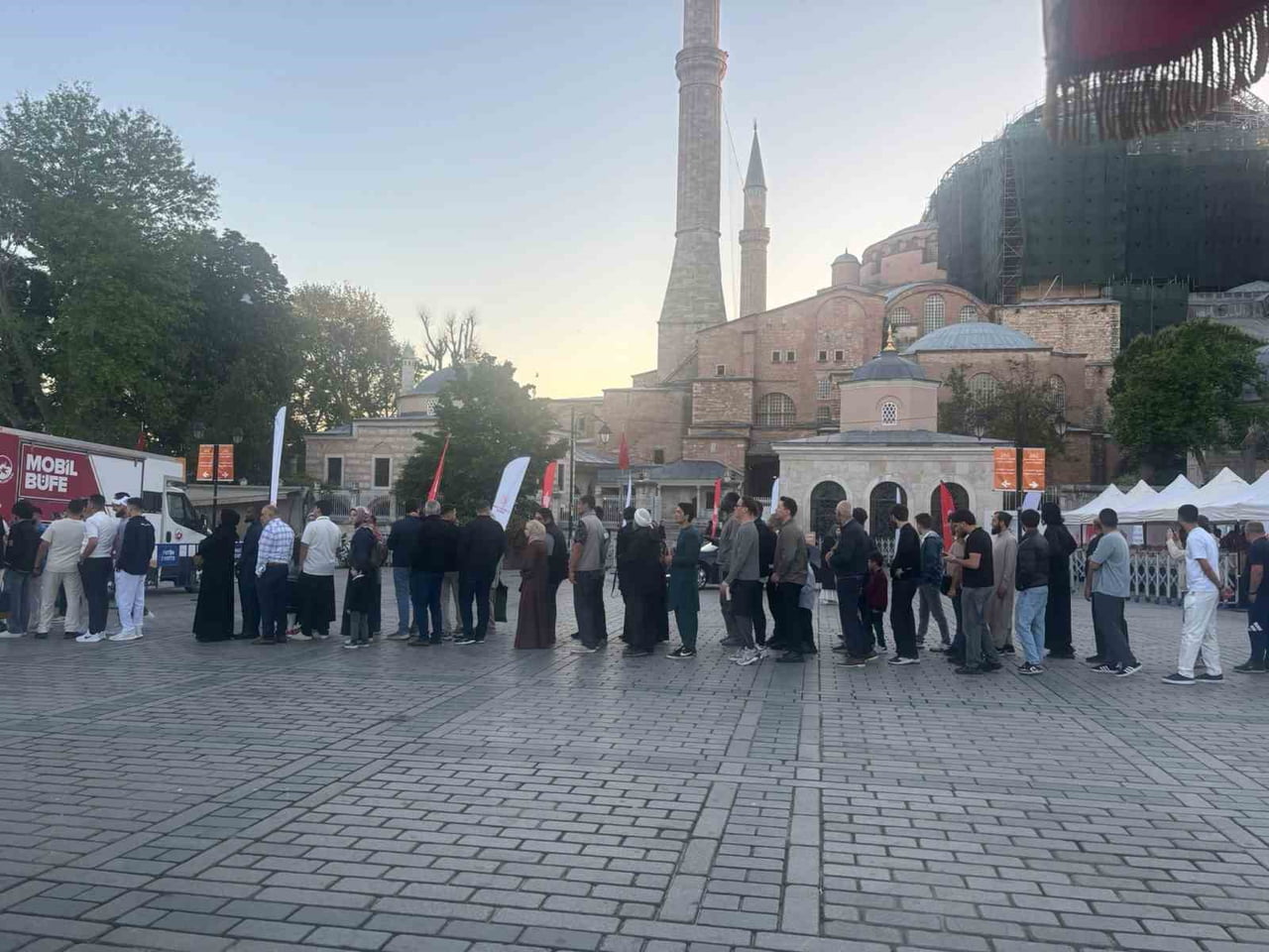 VATANDAŞLAR KURBAN BAYRAMI NAMAZINI AYASOFYA’DA KILDI