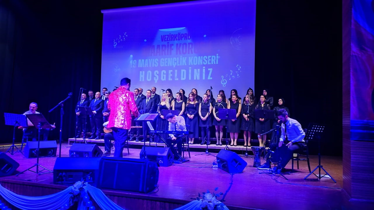 VEZİRKÖPRÜ MİLLİ EĞİTİM MÜDÜRLÜĞÜ MAARİF KOROSU TARAFINDAN 19 MAYIS GENÇLİK KONSERİ PROGRAMI...