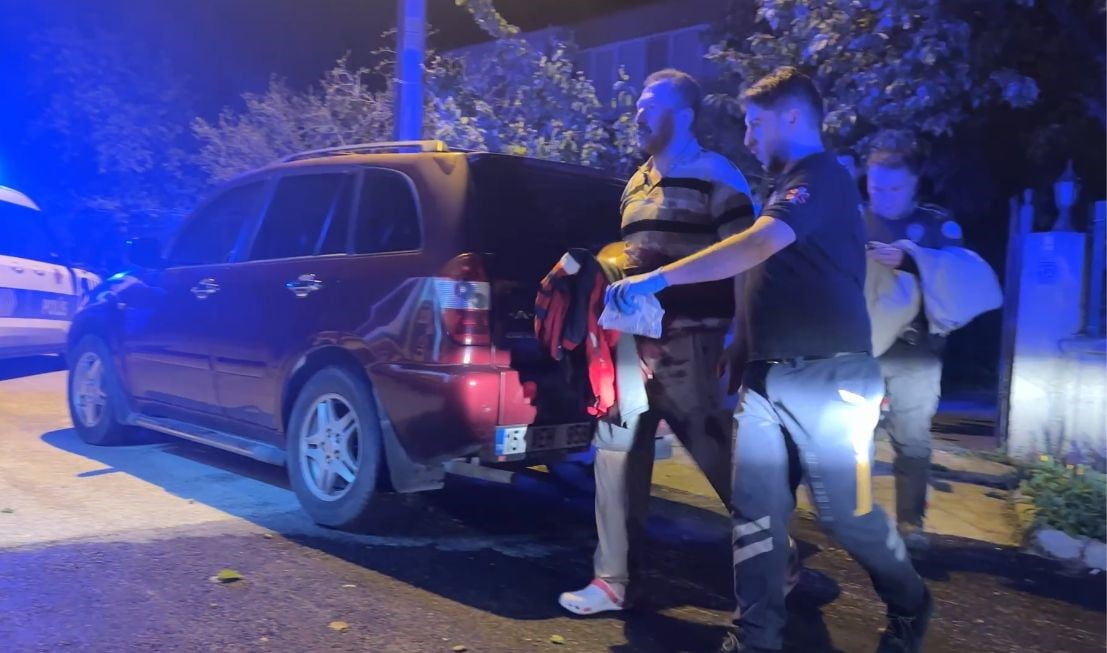 YARALI BABANIN AMBULANSA ALINMASI