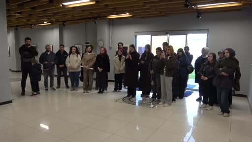 Yüzlerce yıllık 'taş baskı' motifleri modern sanatla buluştu, eserler hayran bıraktı