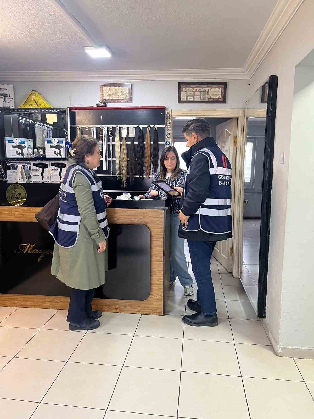 ZONGULDAK'TA KUAFÖR VE GÜZELLİK SALONLARI DENETLENDİ