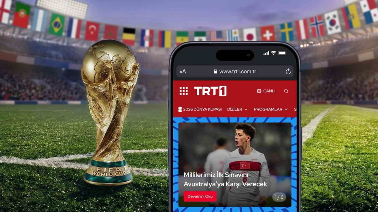 2026 FIFA DÜNYA KUPASI’NIN TÜM COŞKUSU, TRT’NİN CANLI YAYINLARIYLA EŞ ZAMANLI OLARAK...