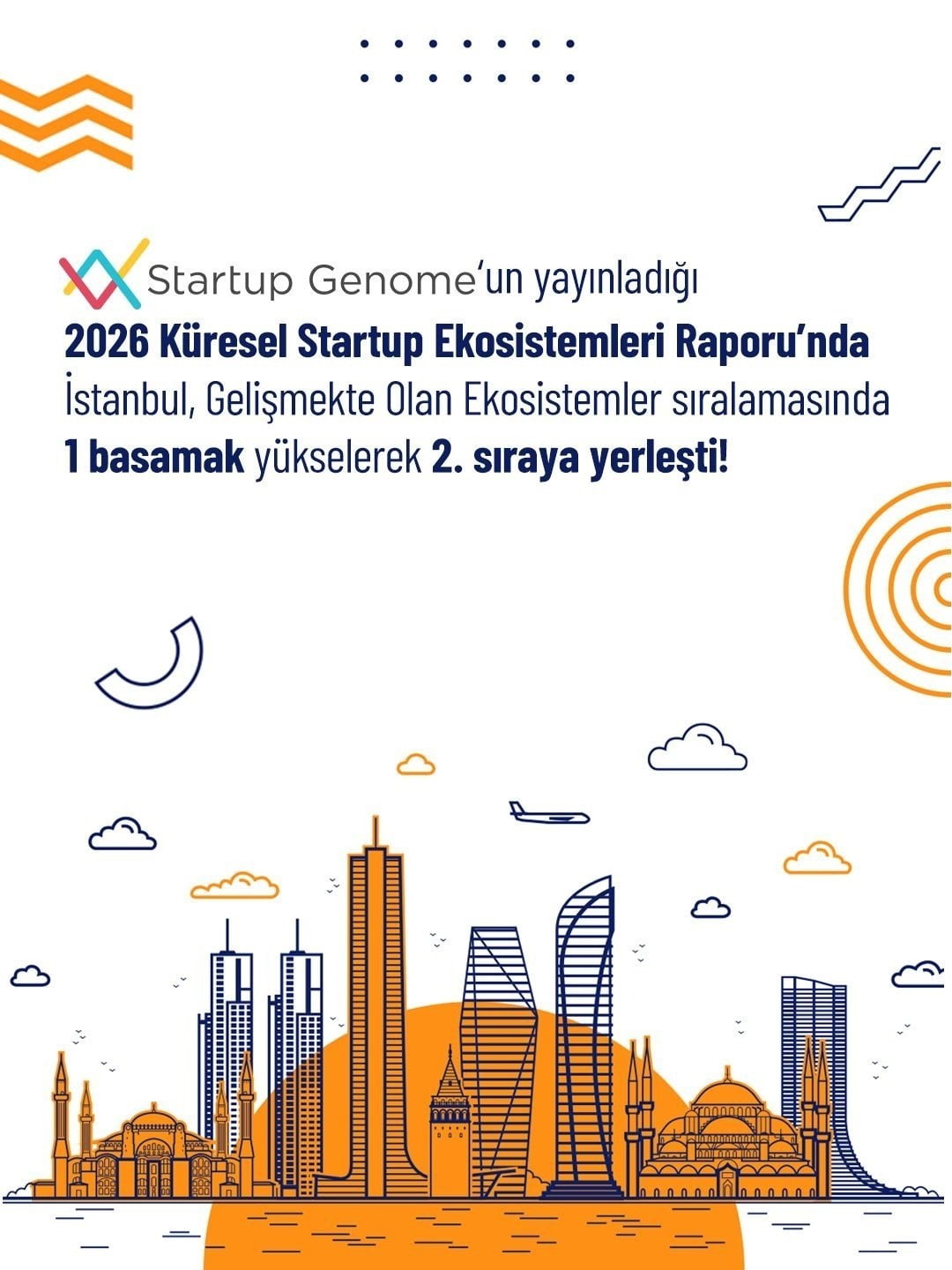 2026 KÜRESEL STARTUP EKOSİSTEMLERİ RAPORU"NA (GSER) GÖRE İSTANBUL, BU YIL "GELİŞMEKTE OLAN...