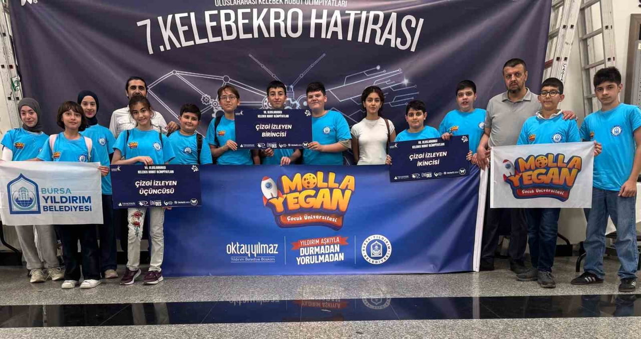 7. ULUSLARARASI KELEBEK ROBOT OLİMPİYATLARI’NA DAMGA VURAN MOLLA YEGAN ÇOCUK ÜNİVERSİTESİ ROBOT...