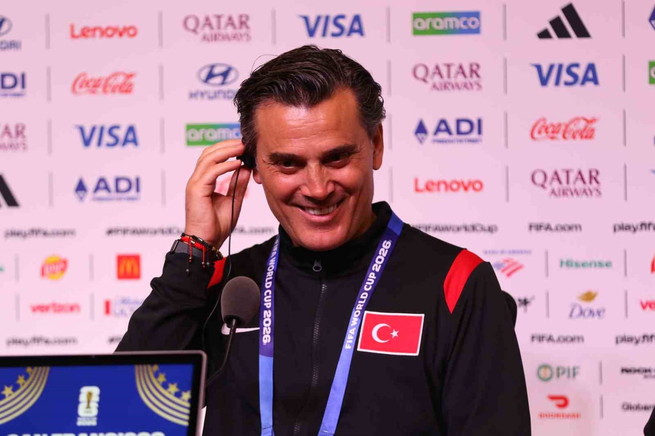 A MİLLİ FUTBOL TAKIMI TEKNİK DİREKTÖRÜ VİNCENZO MONTELLA, DÜZENLENEN BASIN TOPLANTISINDA...