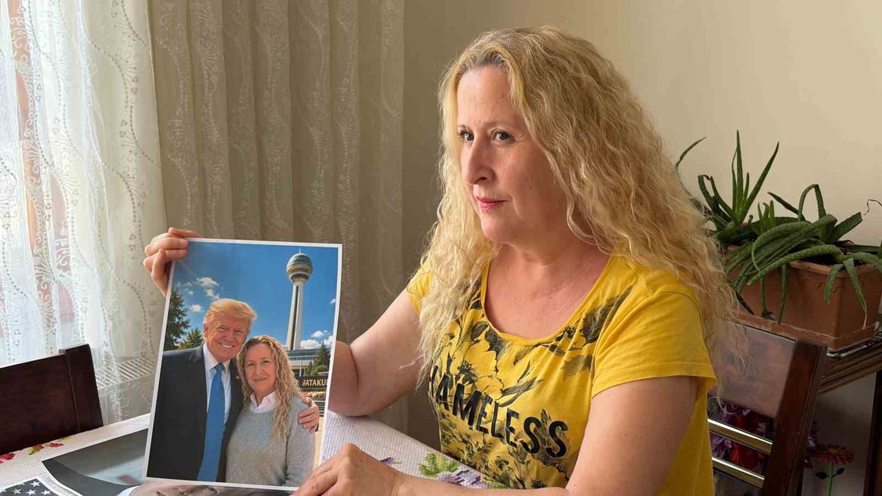ABD BAŞKANI DONALD TRUMP'IN BİYOLOJİK BABASI OLDUĞUNU İDDİA EDEN ANKARALI NECLA ÖZMENİ.