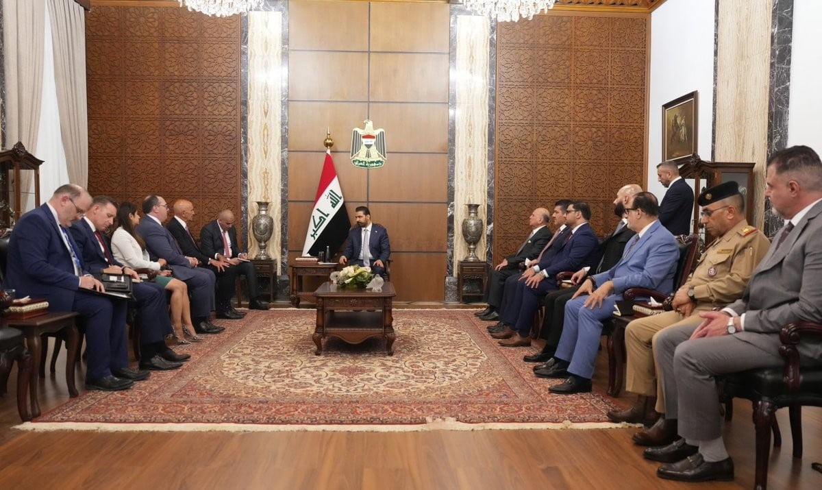 ABD BAŞKANI DONALD TRUMP'IN ÖZEL TEMSİLCİSİ TOM BARRACK VE IRAK BAŞBAKANI ALİ ZEYDİ, SİLAHLI...