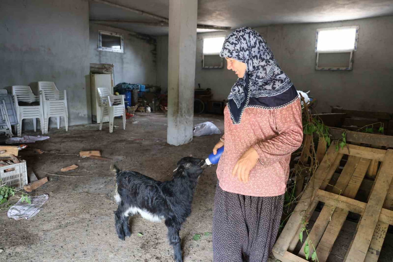 ADANA'NIN KOZAN İLÇESİNDE DOĞUŞTAN GÖRMEYEN VE ANNESİ TARAFINDAN REDDEDİLEN OĞLAK, ANNE SEVGİSİNİ...