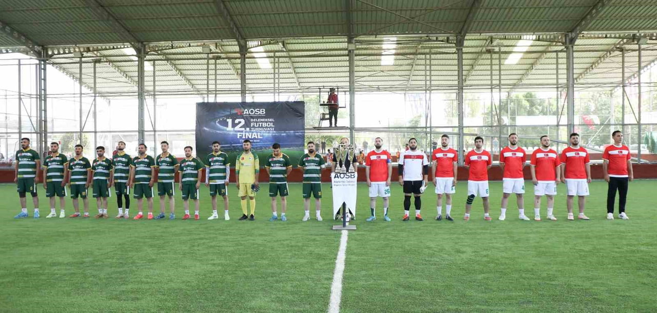 ADANA HACI SABANCI ORGANİZE SANAYİ BÖLGESİ TARAFINDAN DÜZENLENEN FUTBOL TURNUVASI FİNAL...