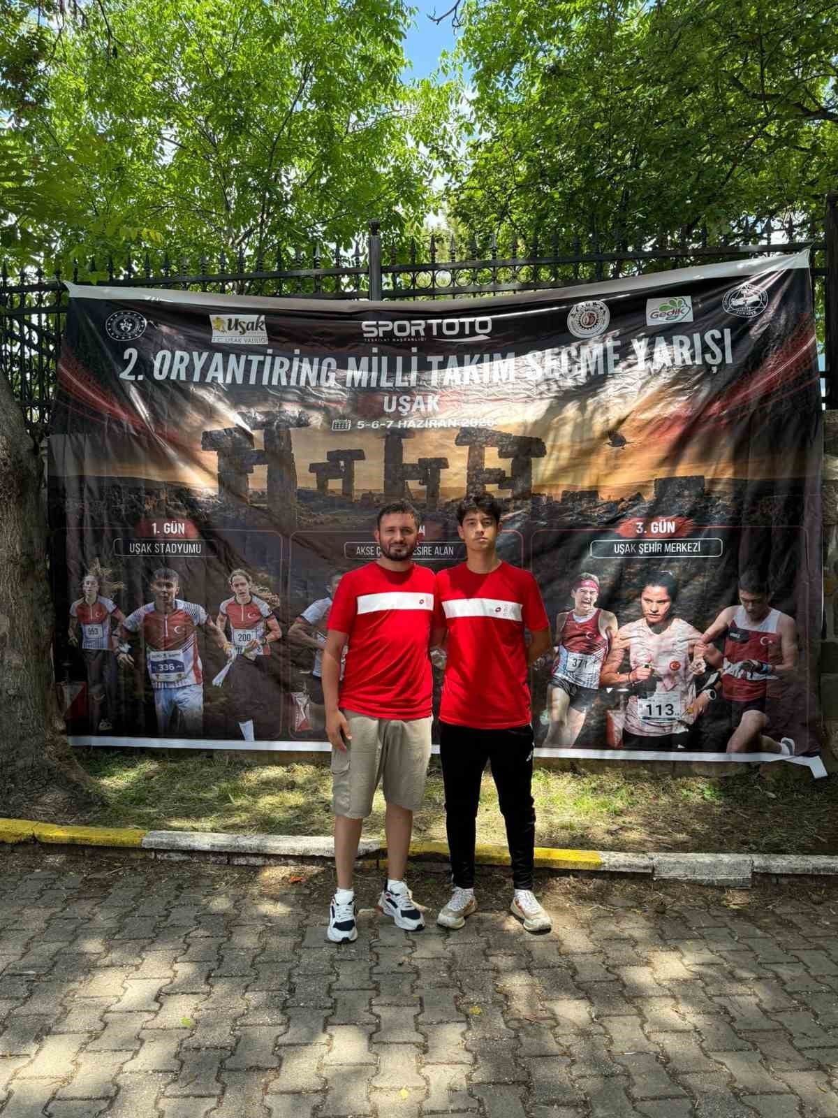 ALİAĞALI ORYANTİRİNG SPORCUSU EYMEN VATANSEVER MİLLİ TAKIMDA