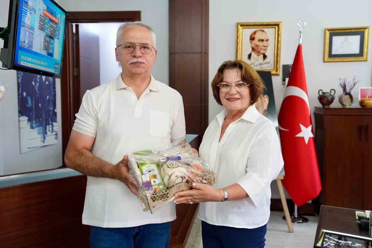 ALMANYA'NIN LAUBACH KENTİ BELEDİYE MECLİS ÜYESİ JOHANNES RÖVENİCH İLE LAUBACH-DİDİM DERNEĞİ BAŞKAN...