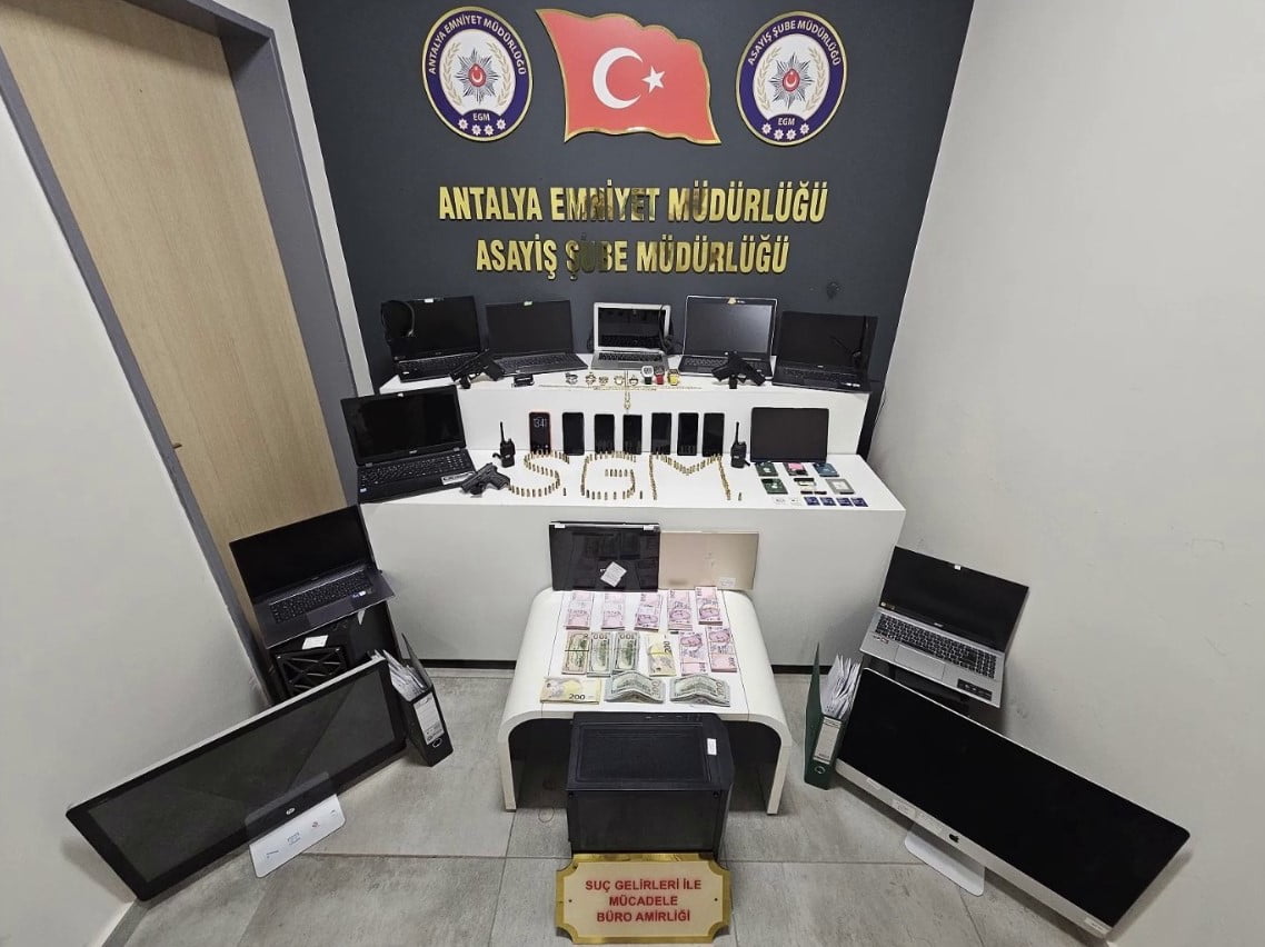 ANTALYA EMNİYET MÜDÜRLÜĞÜ ASAYİŞ ŞUBE MÜDÜRLÜĞÜ EKİPLERİNCE AVRUPA ÜLKELERİNDE İKAMET EDEN YABANCI...