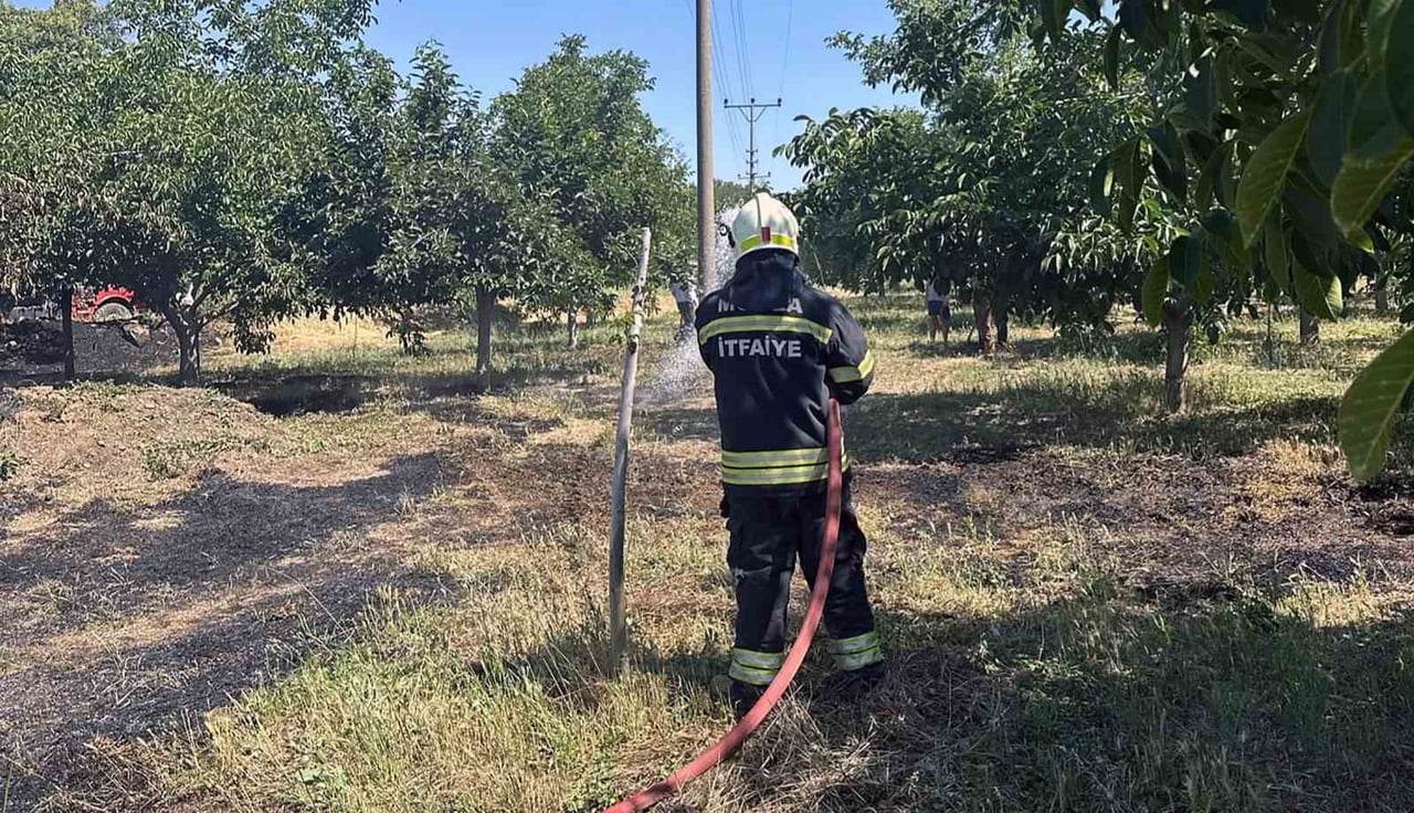 ARAZİ YANGINLARI BÜYÜMEDEN SÖNDÜRÜLDÜ