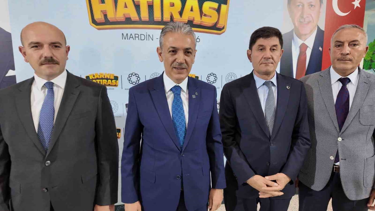 ARTUKLU KAYMAKAMI MUHAMMET ÖZTABAK-VALİ TUNCAY AKKOYUN-MARDİN İL MİLLÎ EĞİTİM MÜDÜRÜ ALİ...