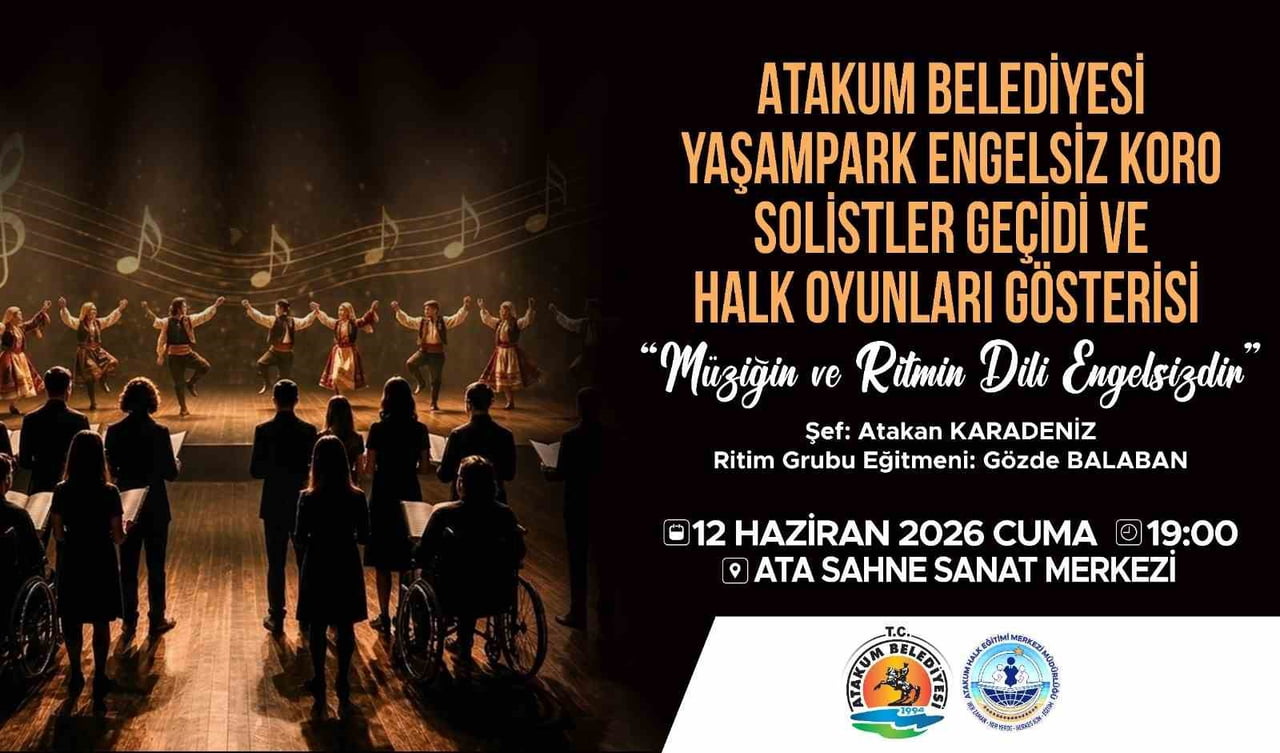 ATAKUM BELEDİYESİNDEN ‘MÜZİĞİN VE RİTMİN DİLİ ENGELSİZDİR’ PROGRAMI