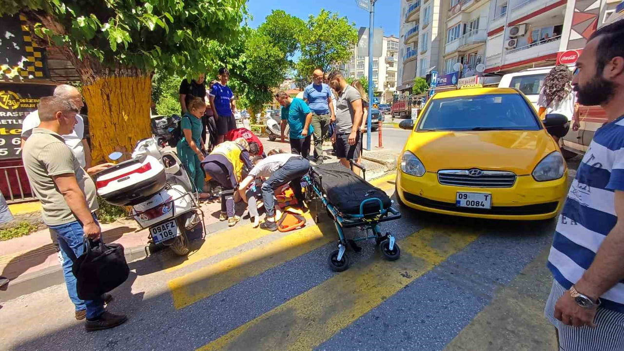 AYDIN'IN EFELER İLÇESİNDE TİCARİ TAKSİNİN YAYAYA ÇARPMASI SONUCU MEYDANA GELEN KAZADA 1 KİŞİ...