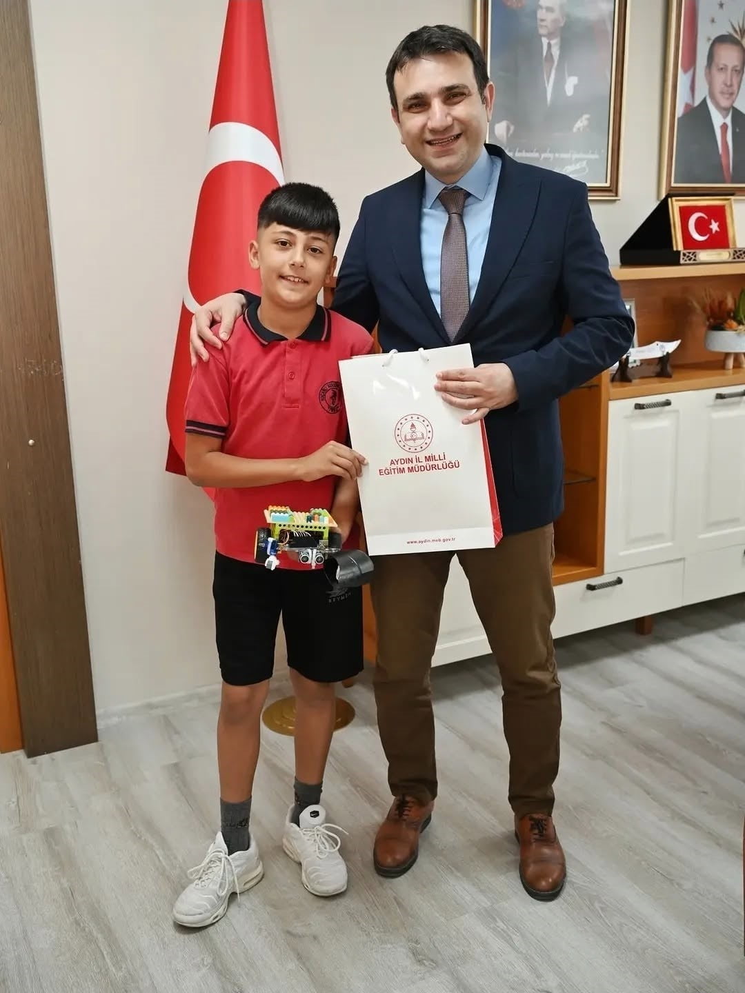 AYDIN'IN KOÇARLI İLÇESİNDE İLKOKUL ÖĞRENCİLERİ TARAFINDAN TASARLANAN VE İL BİRİNCİSİ OLARAK...